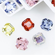 DZ 3111 10*10mm octagon shape crystal fancy stone for nail art